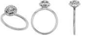 Macy's Diamond Halo Engagement Ring (1 ct. t.w.) in 14K White Gold